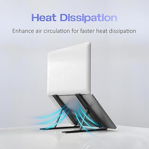 Foldable Adjustable Height Laptop Stand and Tablet Stand. for All Laptops and Tablets.